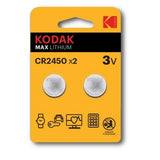 Batteries Kodak CR2450 3 V (2 Units)