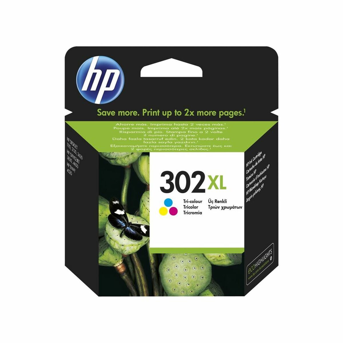 Original Ink Cartridge HP F6U68AE Black