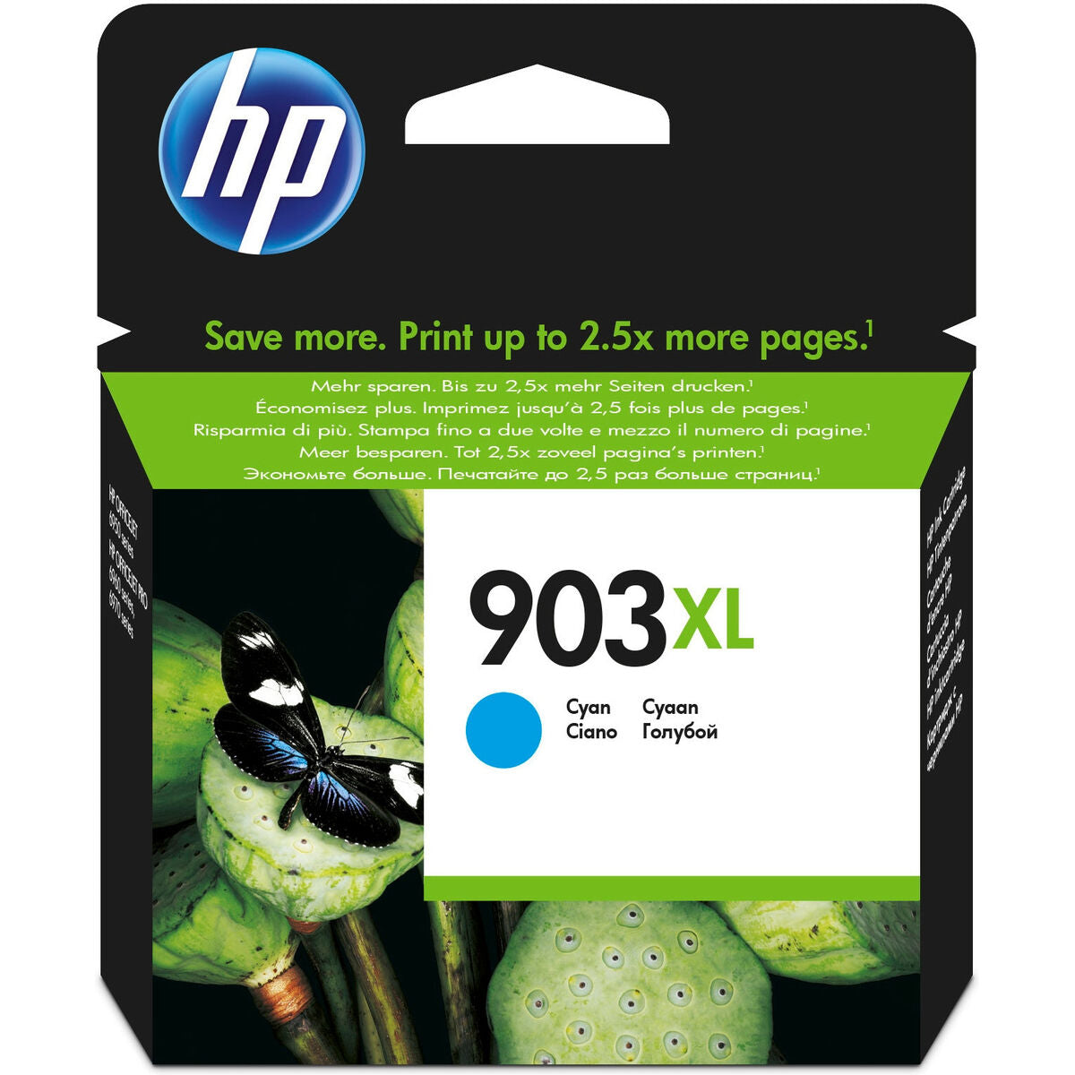 Original Ink Cartridge HP T6M03AE#301 Cyan (1 Unit) (4 Units)