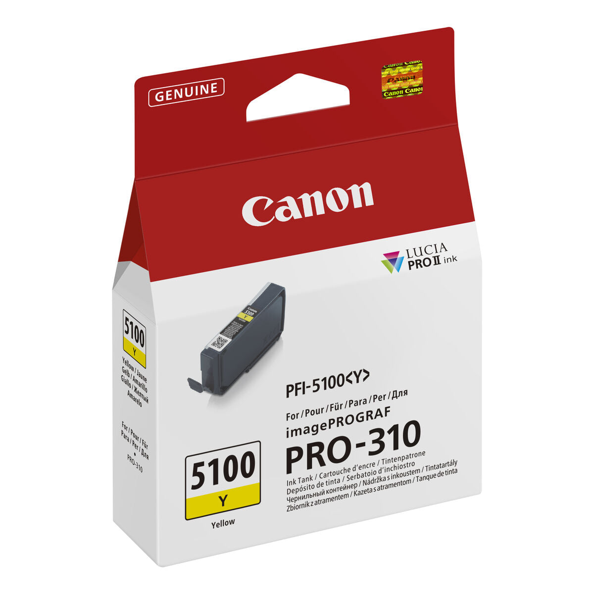 Original Ink Cartridge Canon PFI-5100 Y EUR Yellow
