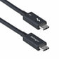 Power Cord Startech TBLT5MM80CM240W Black 80 cm