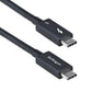 Power Cord Startech TBLT5MM1M240W Black 1 m