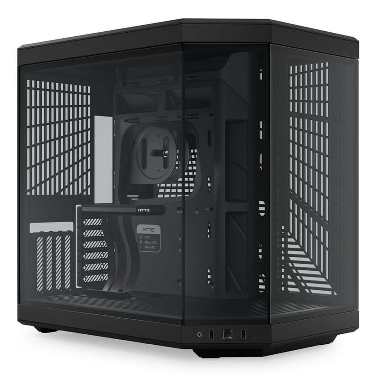 ATX Semi-tower Box Hyte CS-HYTE-Y70-B-L Black