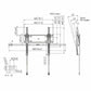 TV Mount Vogel's 7047100 55" 65" 75 Kg