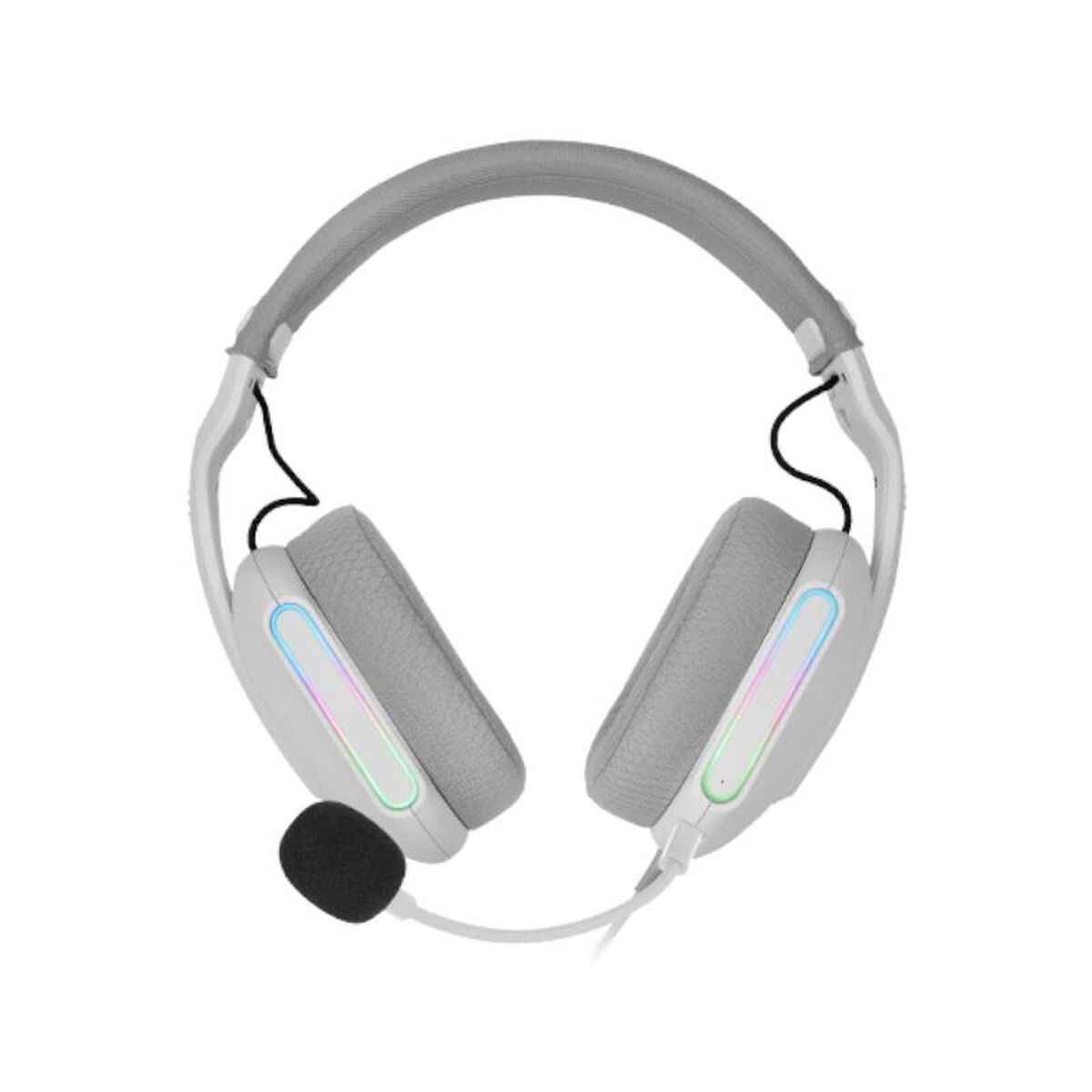 Headphones with Microphone Mars Gaming MHPROW White