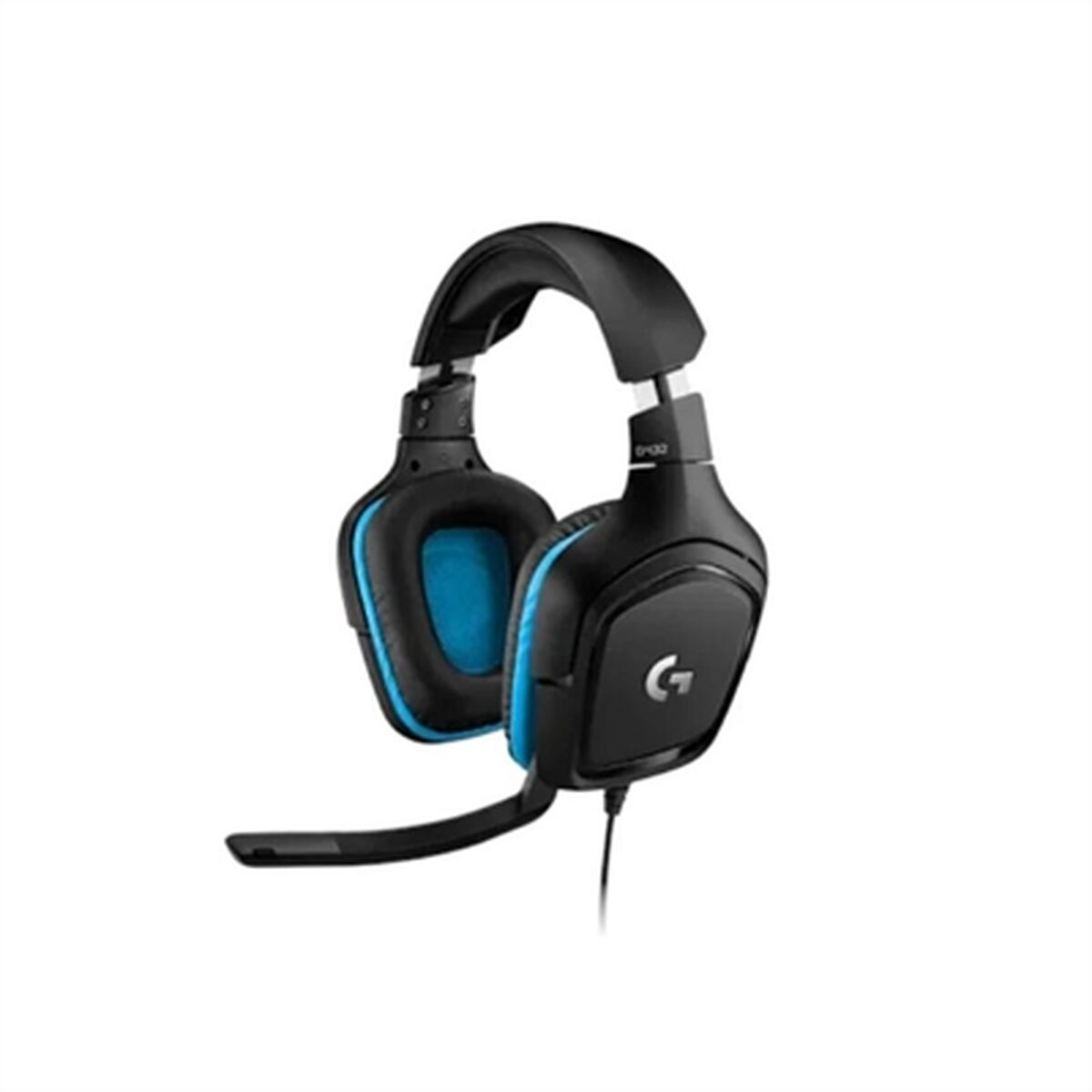 Headphones with Microphone Logitech g432 Blue Black