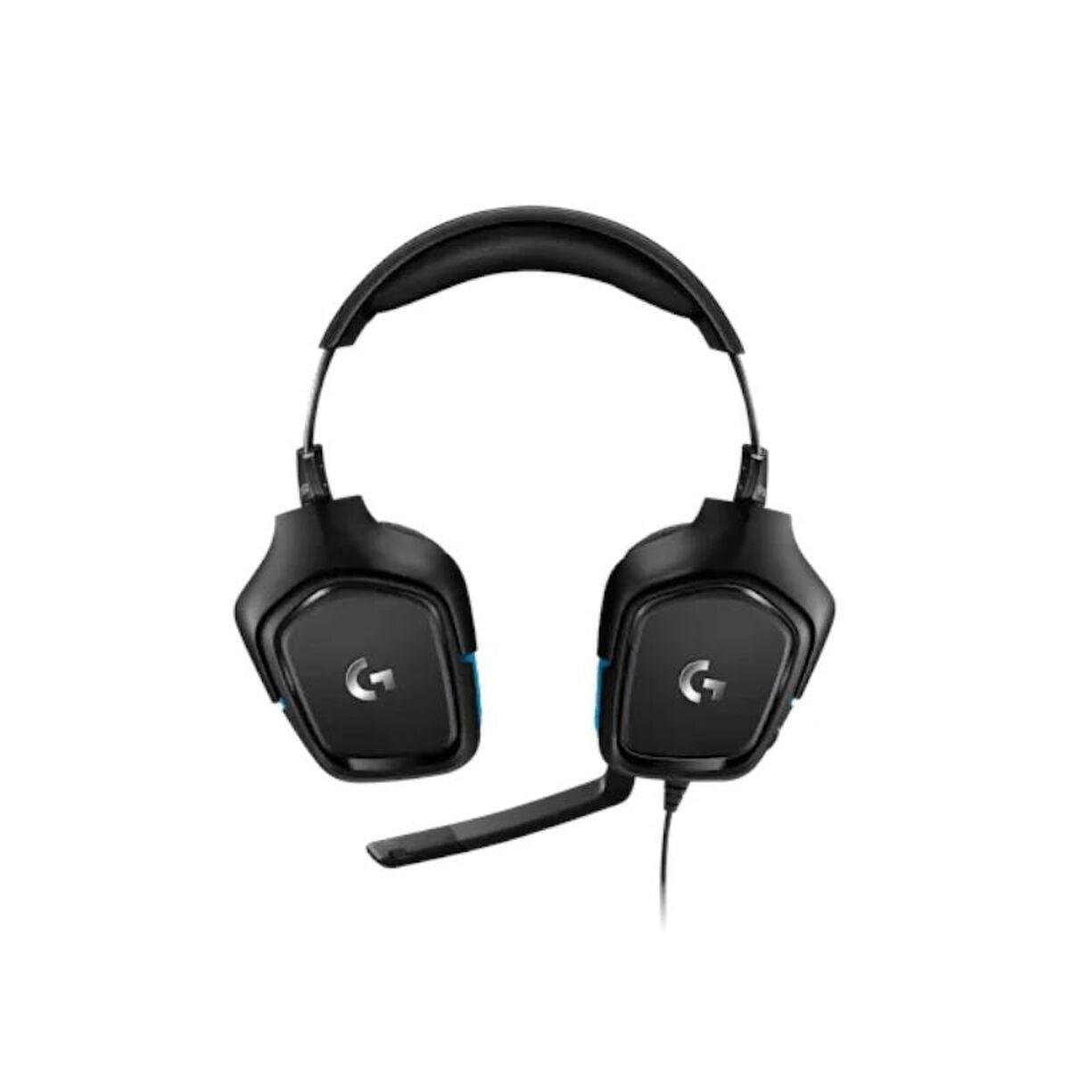 Headphones with Microphone Logitech g432 Blue Black
