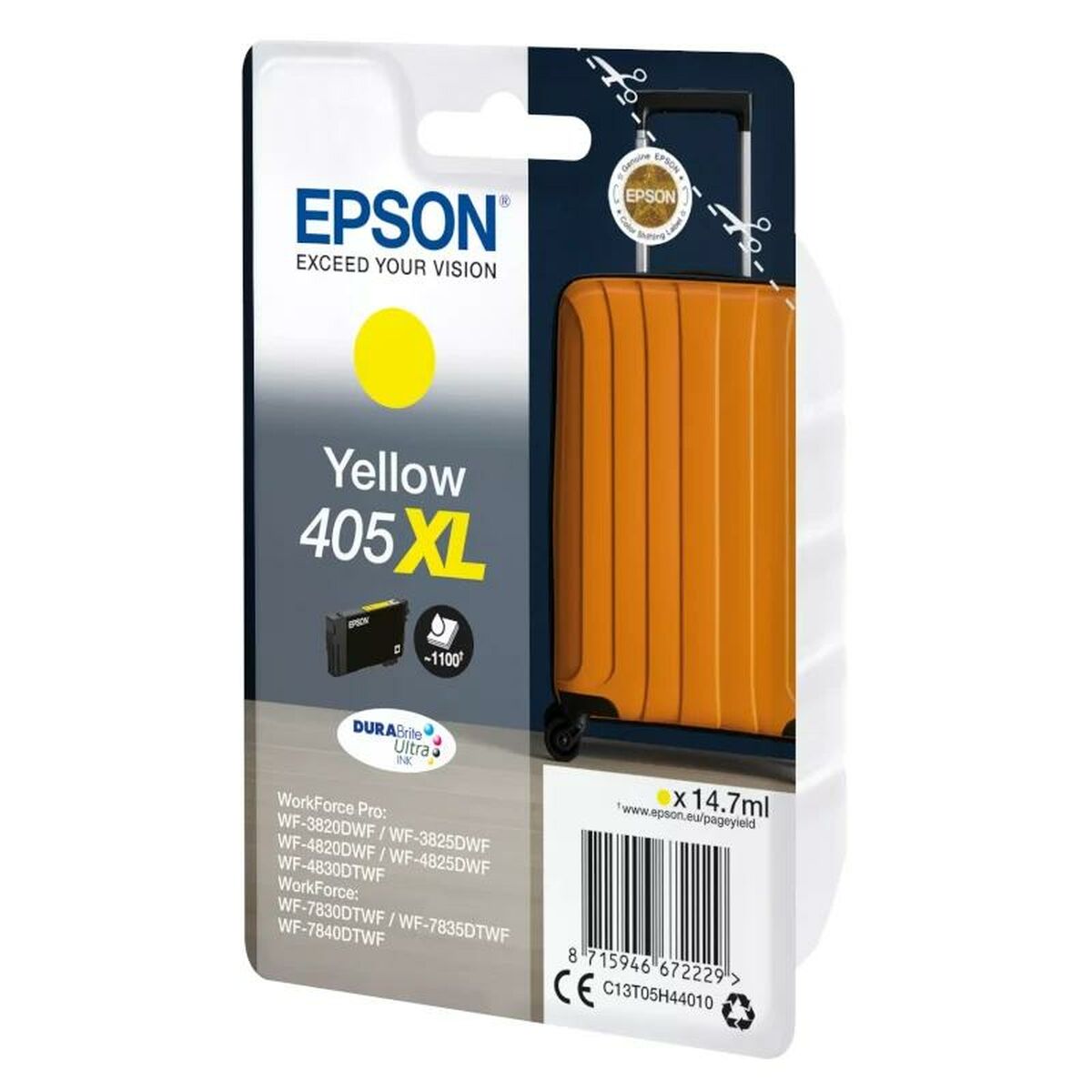Original Ink Cartridge Epson C13T05H44010 Yellow (1 Unit)