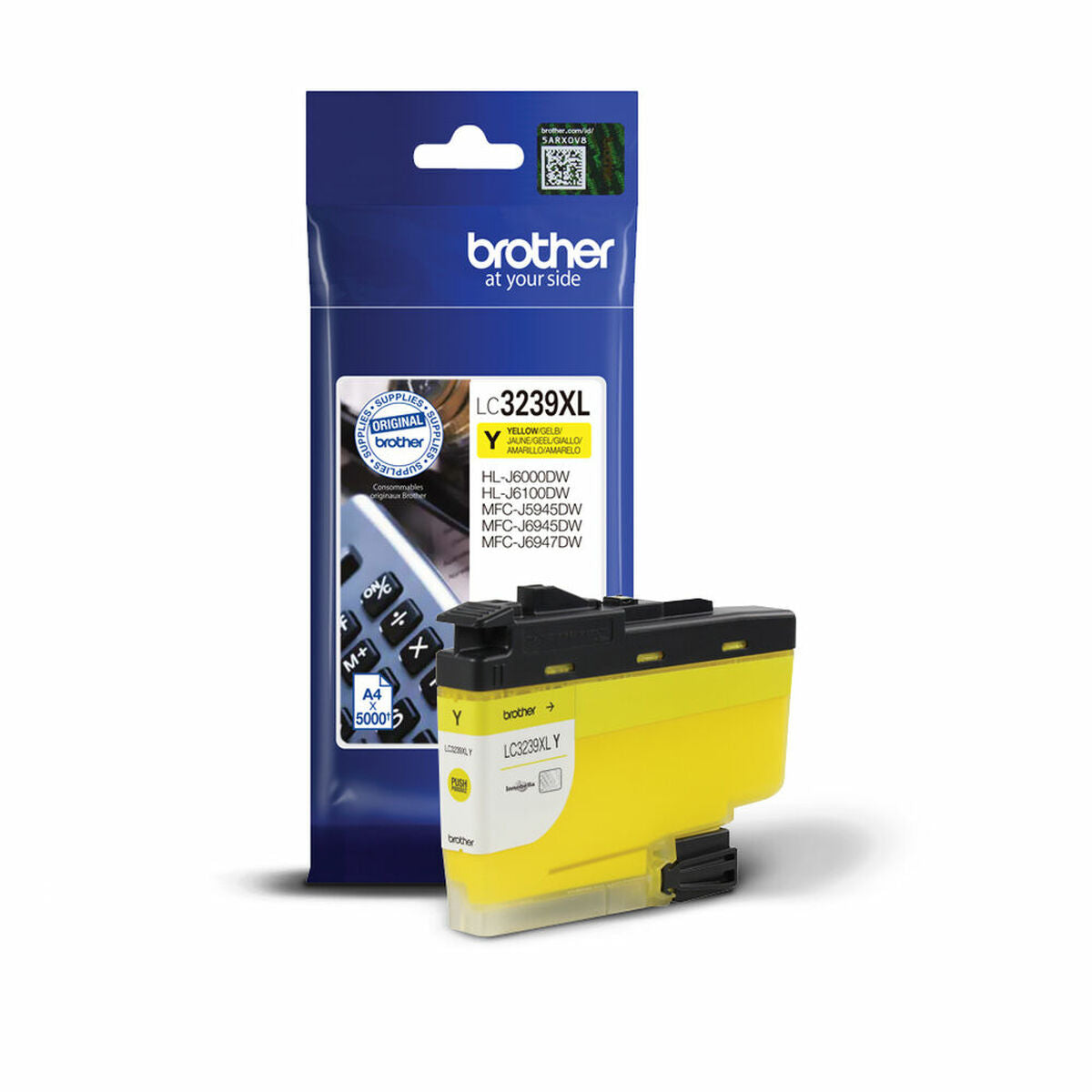 Original Ink Cartridge Brother LC3239XLY Yellow