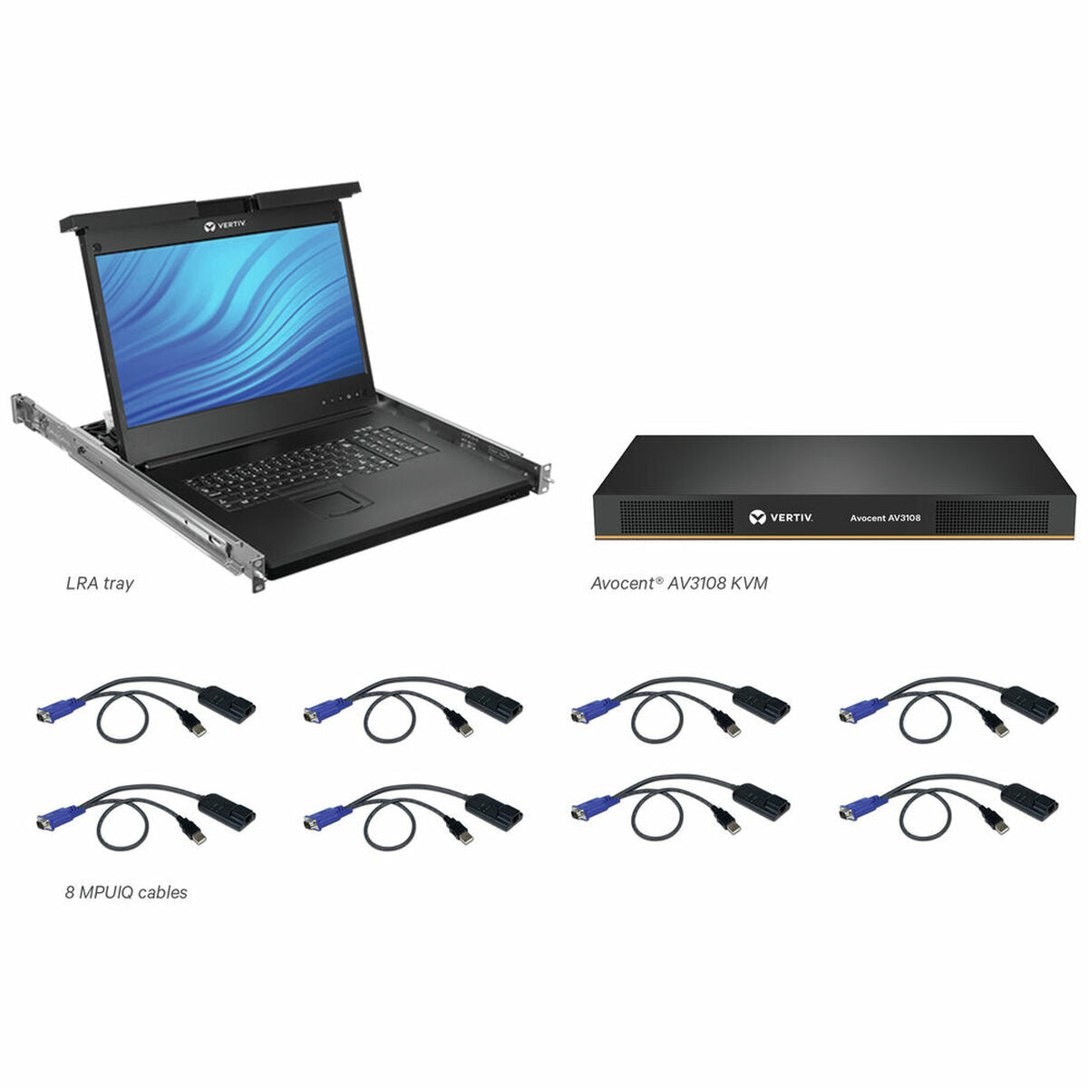 Console Vertiv LRA185KMM8D-001 LCD 18.5"