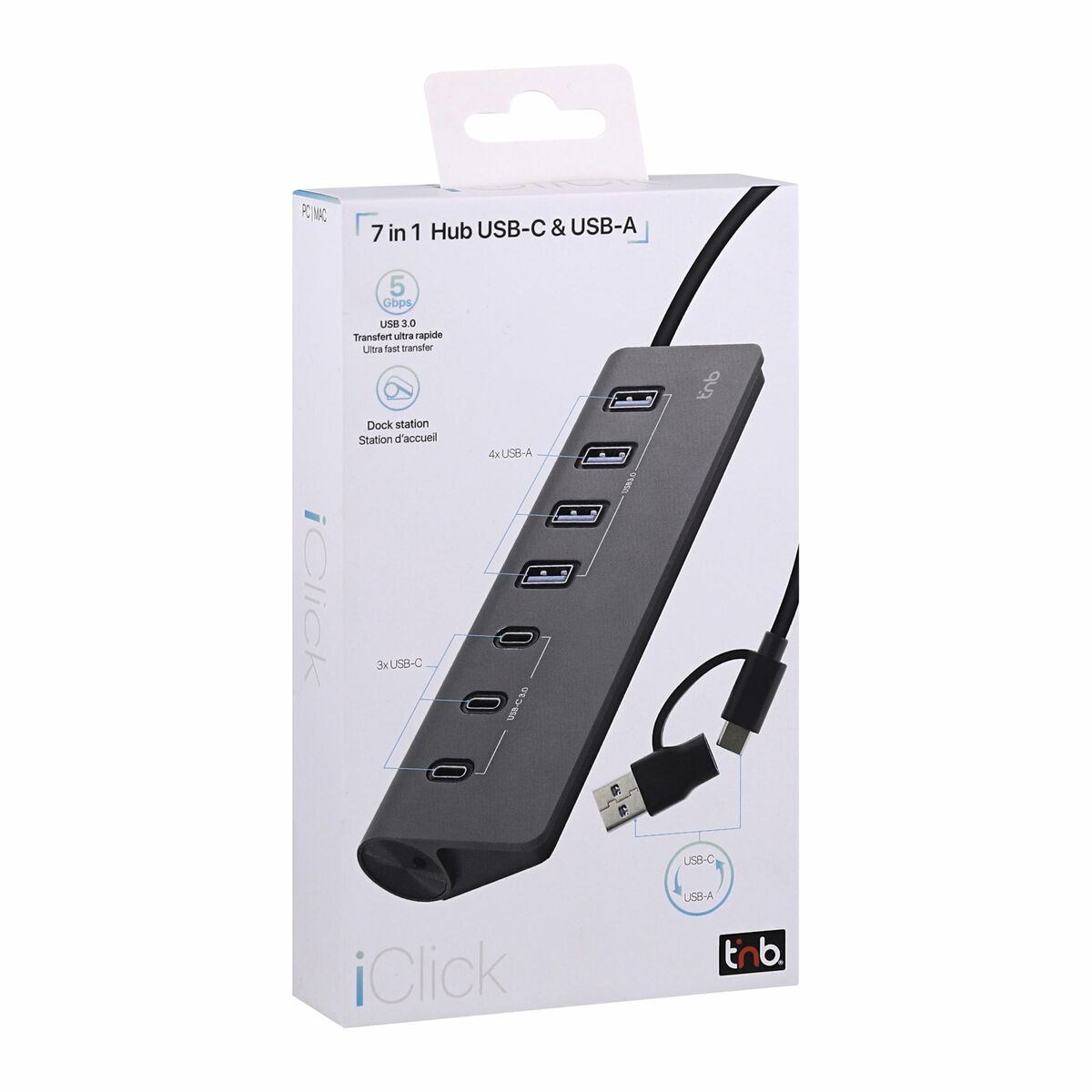 USB Hub T'NB HUBUSB7ALCU
