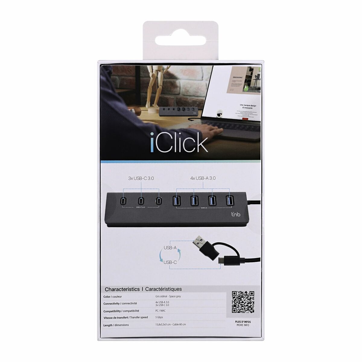 USB Hub T'NB HUBUSB7ALCU