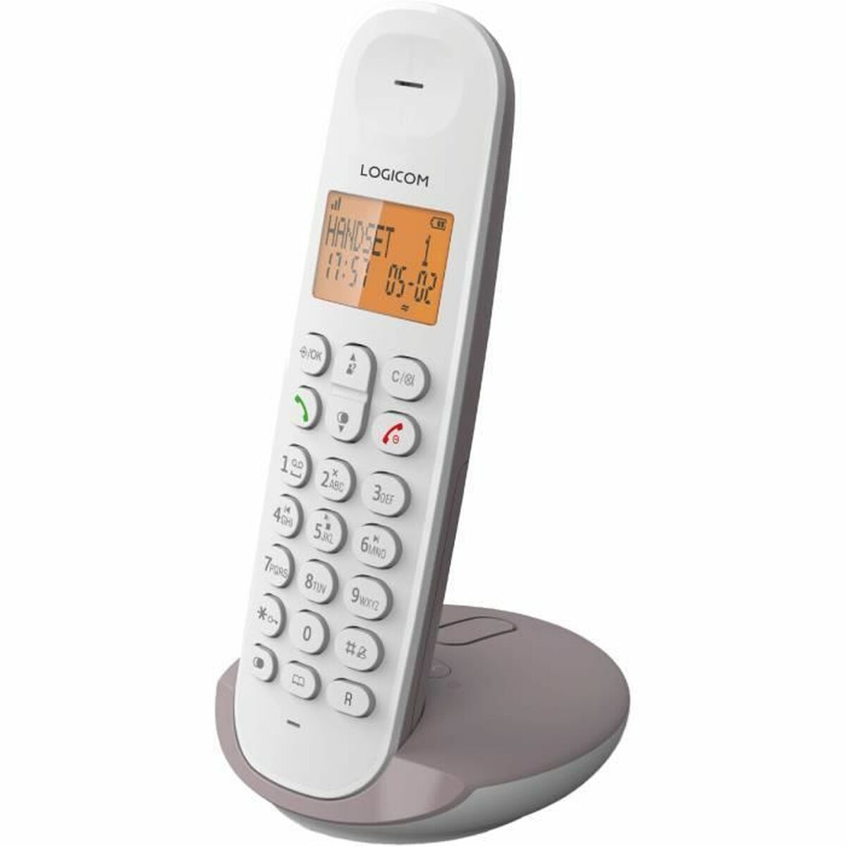 Wireless Phone Logicom ILOA 155T SOLO Brown Grey Taupe