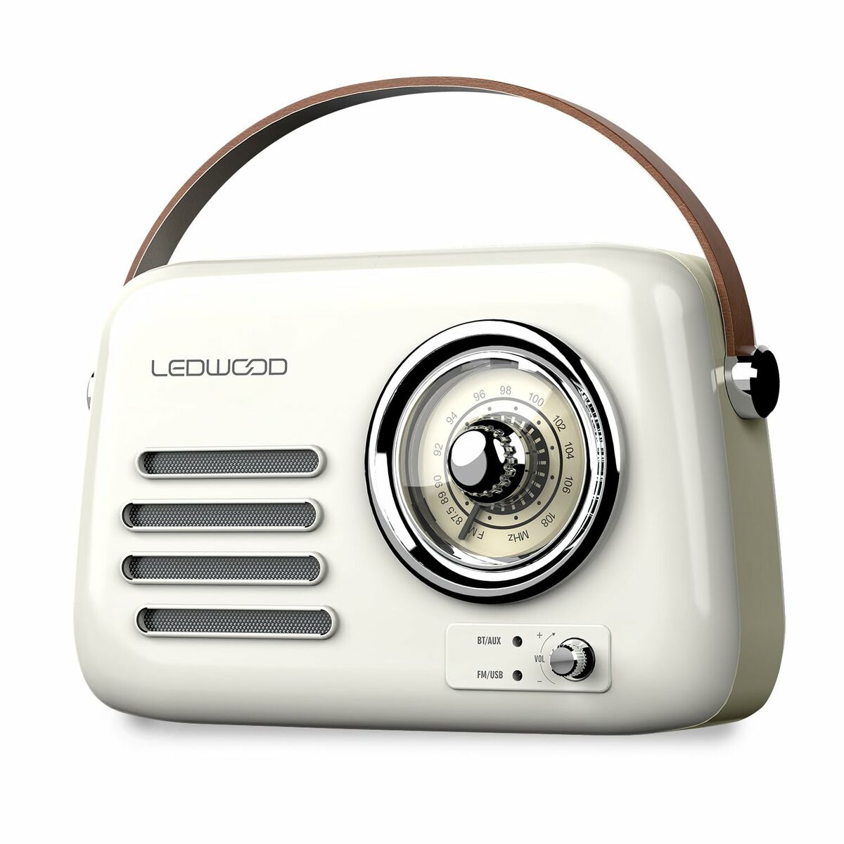 Transistor Radio Ledwood ALMA BLANCO White 30 W