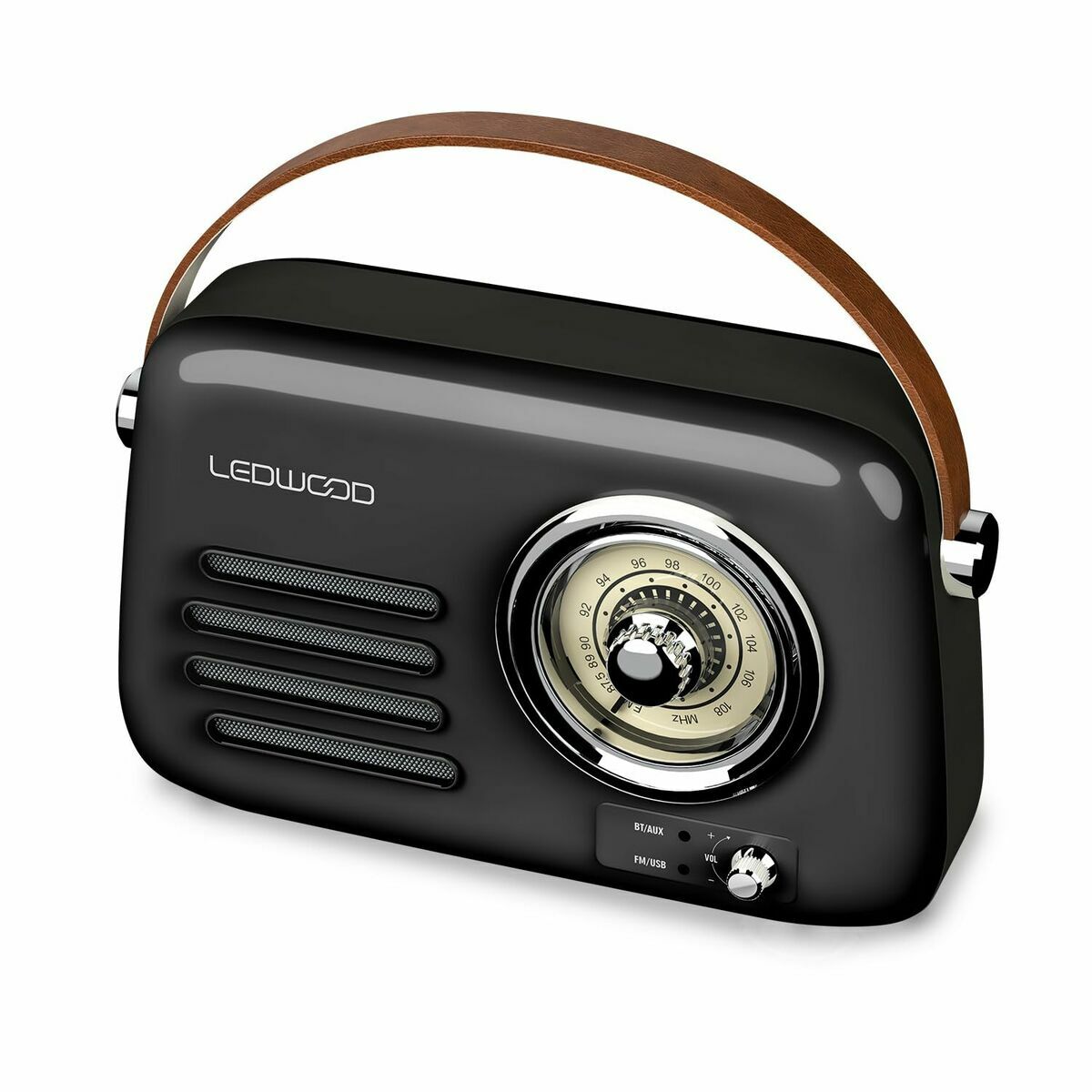 Transistor Radio Ledwood ALMA NEGRO Black 30 W