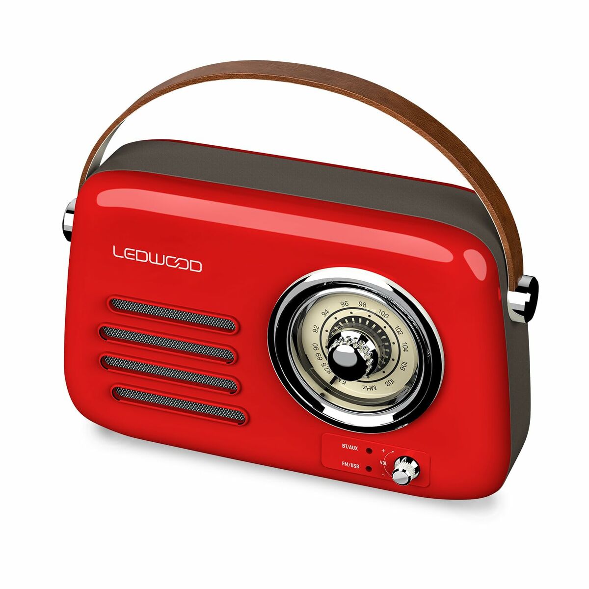 Transistor Radio Ledwood ALMA RED Red 30 W