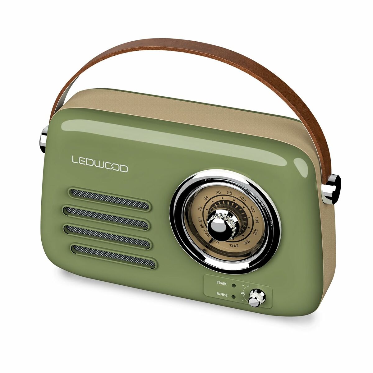 Transistor Radio Ledwood ALMA GREEN Green 30 W