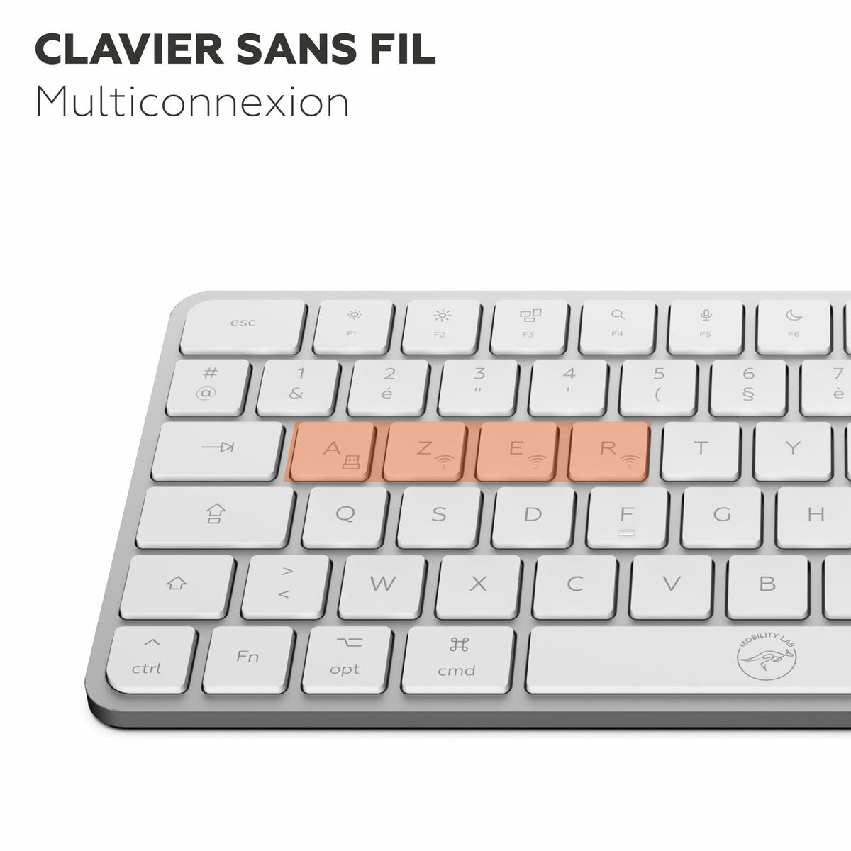 Keyboard Mobility Lab KMP2000W Mini White