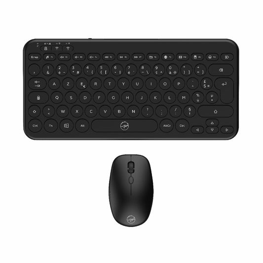 Keyboard and Mouse Mobility Lab CP420W Mini Black AZERTY