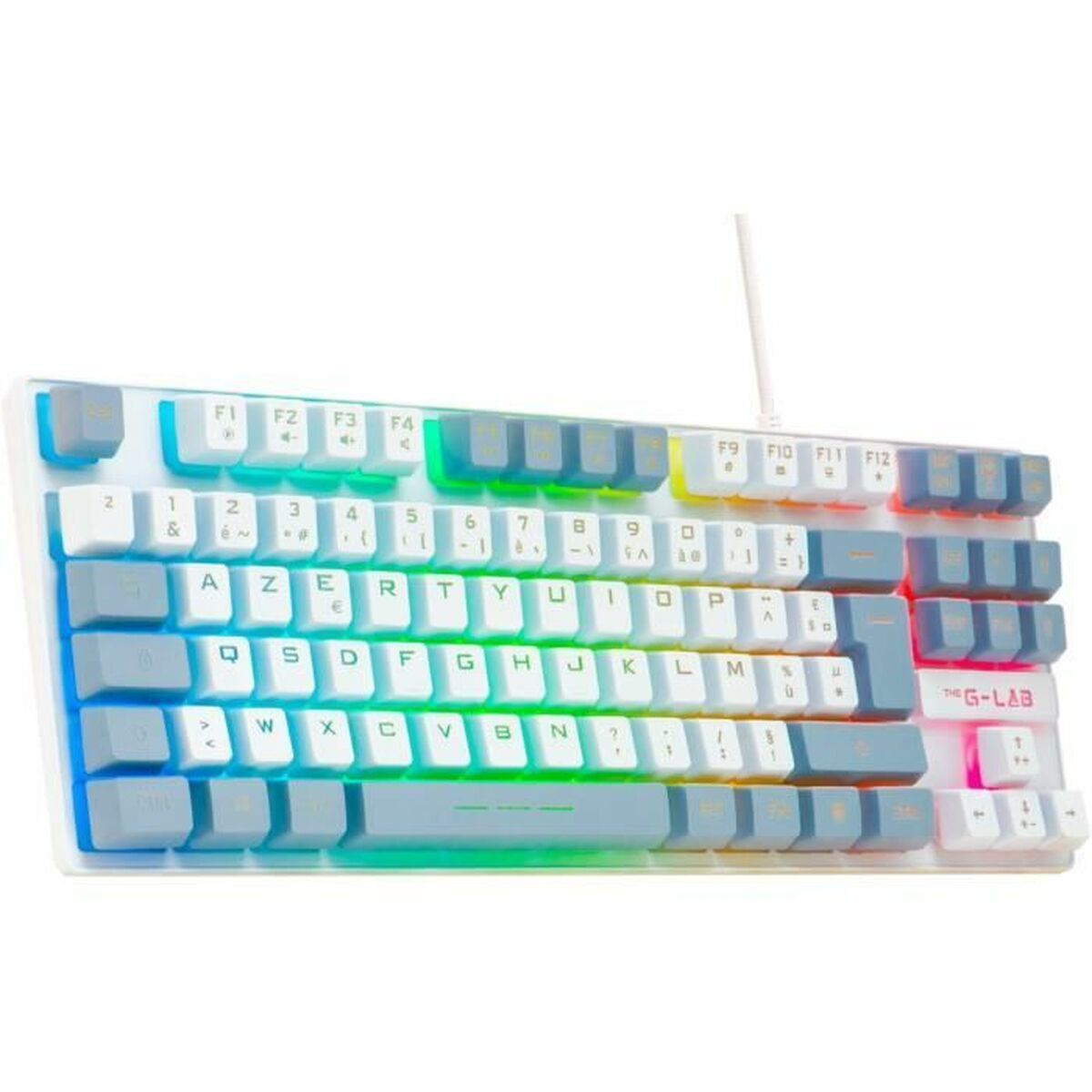 Keyboard The G-Lab KEYZ CAESIUM Grey Azerty French
