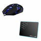 Keyboard and Mouse The G-Lab Combo Argon AZERTY Black French AZERTY