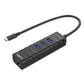 USB Hub LINDY 43249 Black