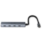 USB Hub LINDY 43414 Grey