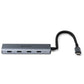 USB Hub LINDY 43414 Grey