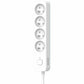 4-socket plugboard with power switch QUARX (3 m)