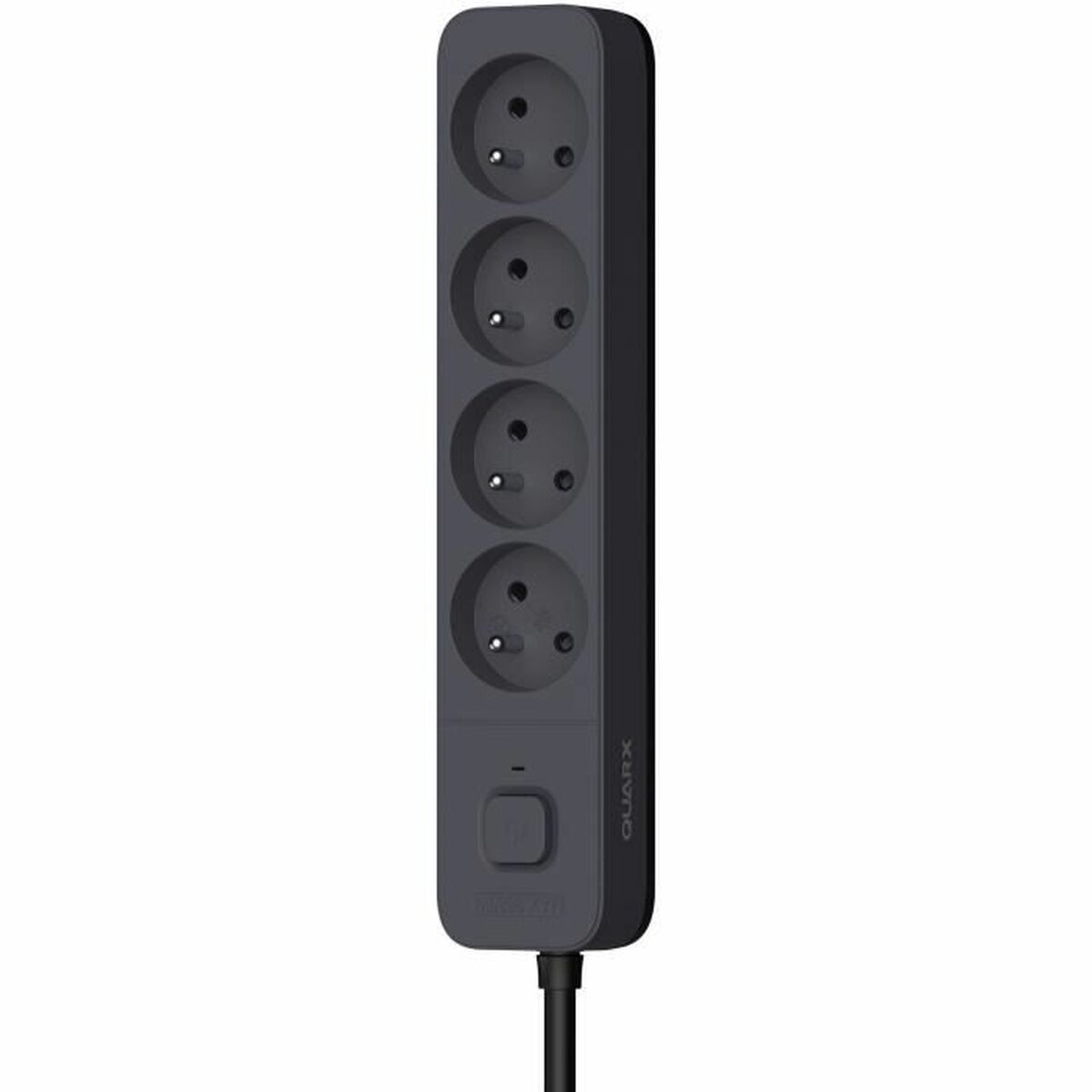 4-socket plugboard with power switch QUARX (1,5 m)