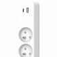 4-socket plugboard with power switch QUARX (1,5 m)