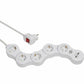 Power Socket - 5 sockets with Switch Brennenstuhl Vario-Power White 3600 W USB x 2 (1,4 m)