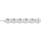 Power Socket - 5 sockets with Switch Brennenstuhl Vario-Power White 3600 W USB x 2 (1,4 m)