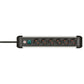 Power Socket - 6 Sockets with Switch Brennenstuhl Premium-Alu-Line 3500 W (3 m)