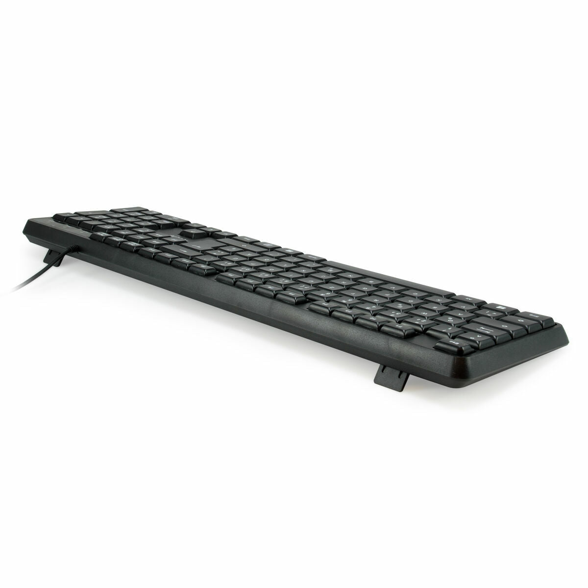Keyboard Equip 245211 Black Spanish Qwerty