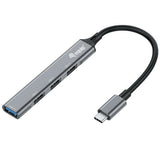 4-Port USB-C Hub Equip 12896107101 Aluminium