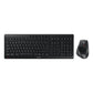 Keyboard and Mouse Cherry JD-8550ES-2 Black Spanish QWERTY