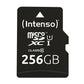 Micro SD Memory Card with Adaptor INTENSO 3423492 256 GB 256 GB
