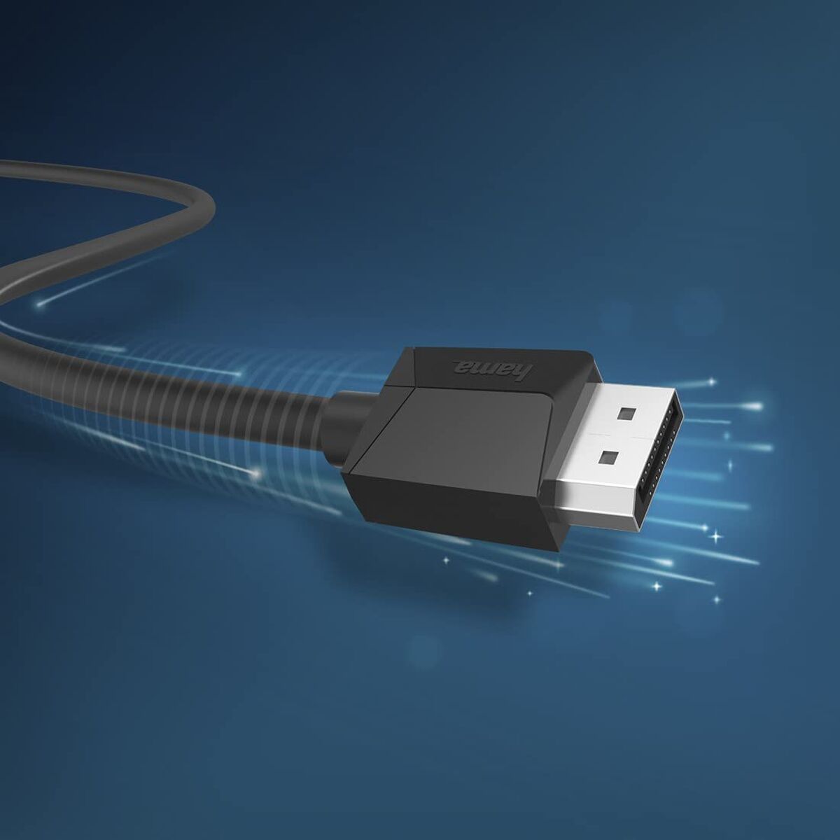 DisplayPort Cable Hama 200696 Black 1,5 m
