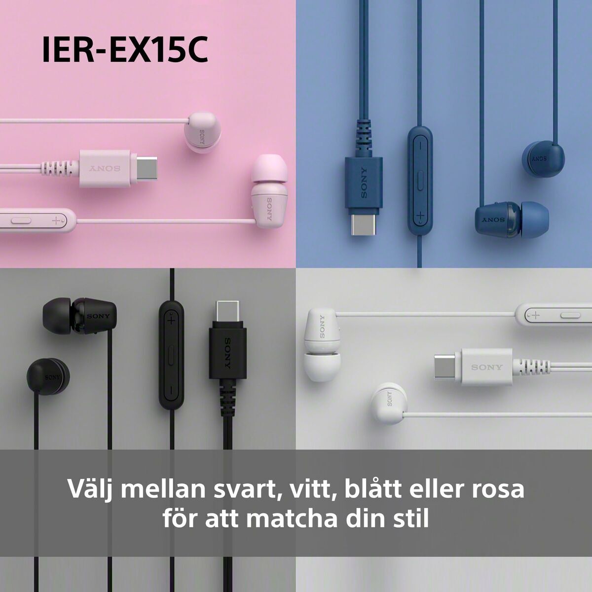Headphones Sony IEREX15CL