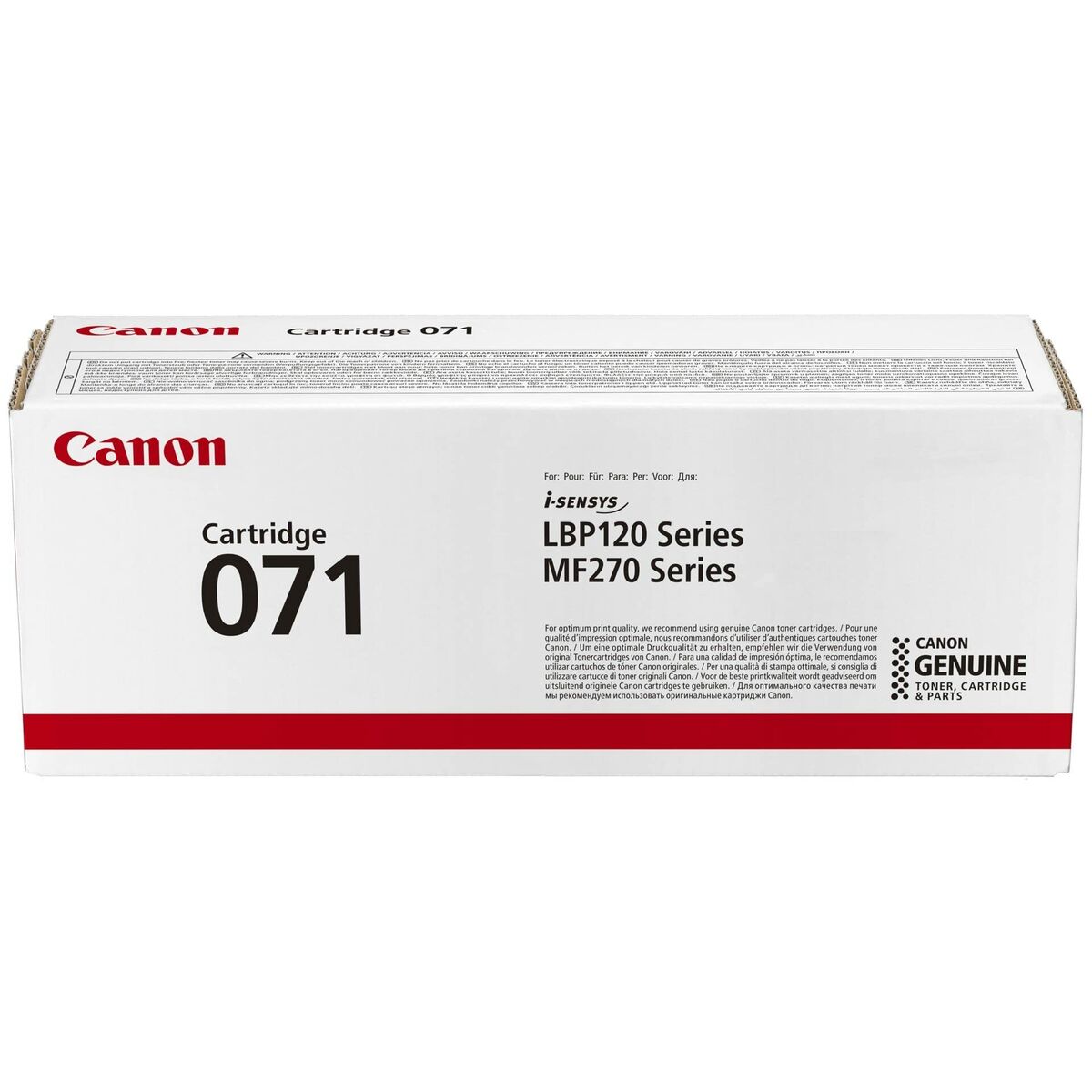 Original Toner Canon I-SENSYS LBP122DW, MF272DW - 071 Black