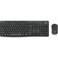 Keyboard and Wireless Mouse Logitech MK295 French Black Grey AZERTY