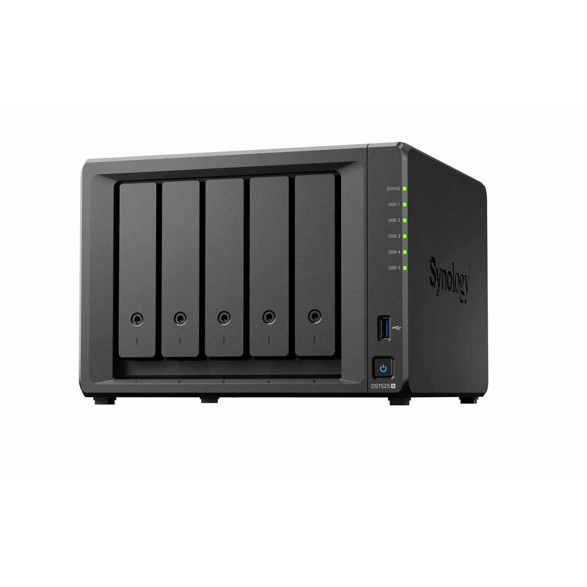 NAS Network Storage Synology DS1525+ Black AMD Ryzen V1500B
