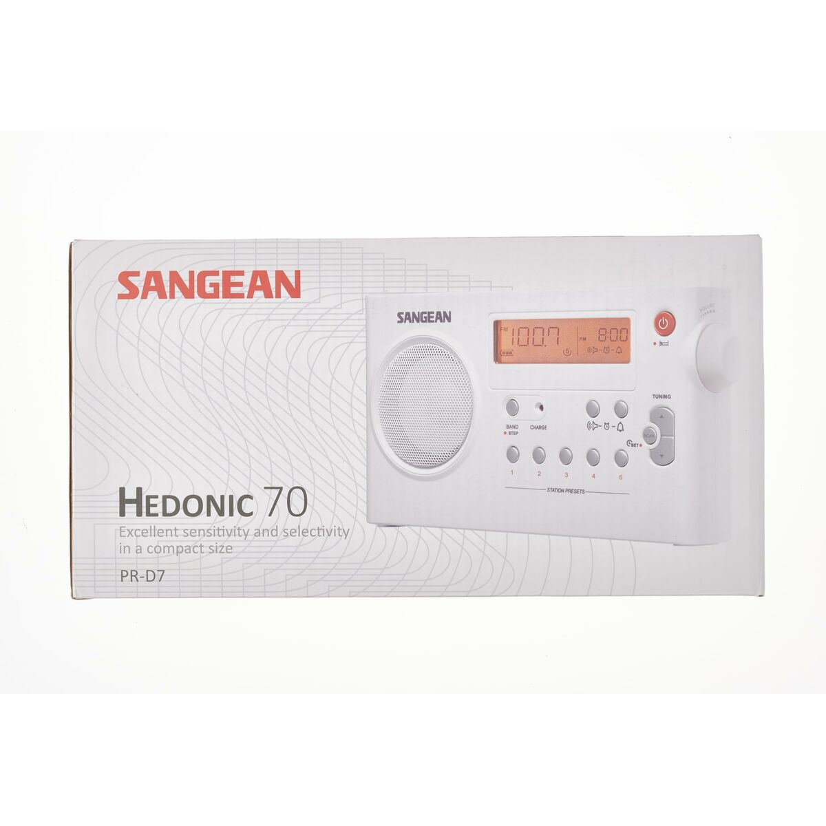 Portable Digital Radio Sangean PR-D7 White