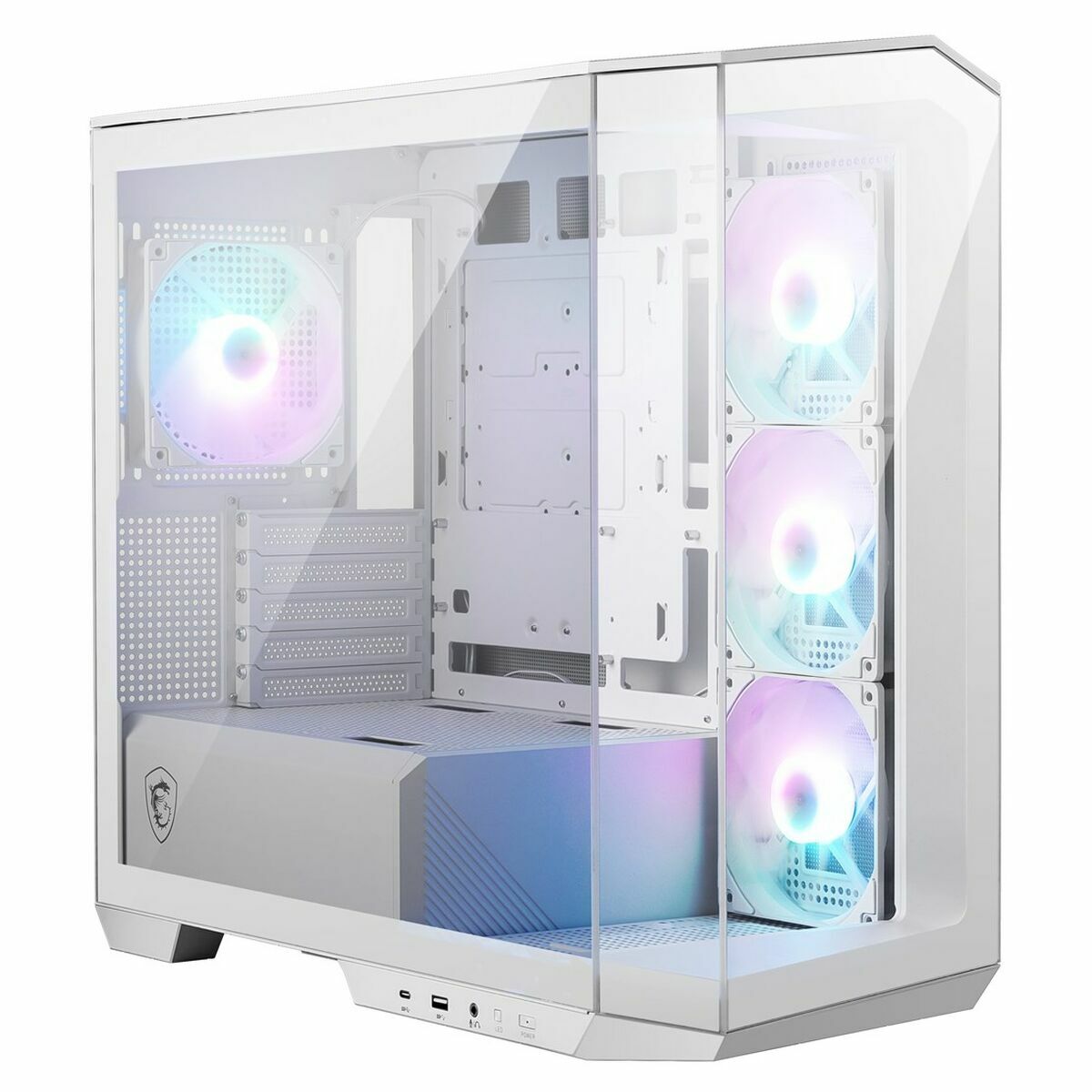 ATX Semi-tower Box MSI MAG PANO M100R PZ White
