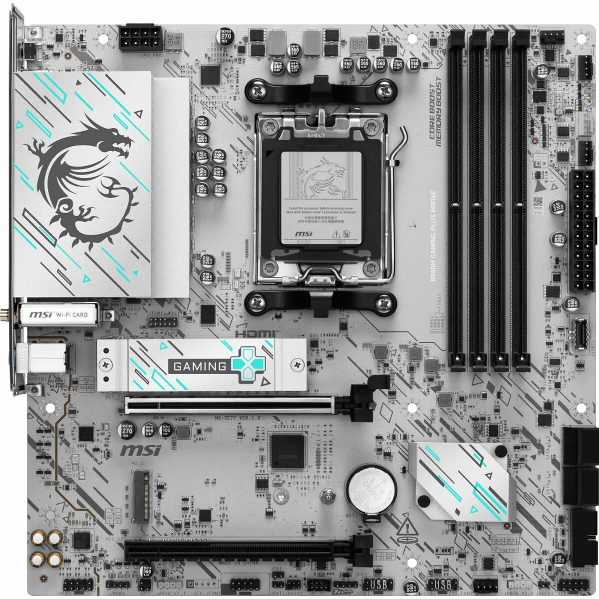 Motherboard MSI B840M GAMING PLUS WIFI6E AMD AM5