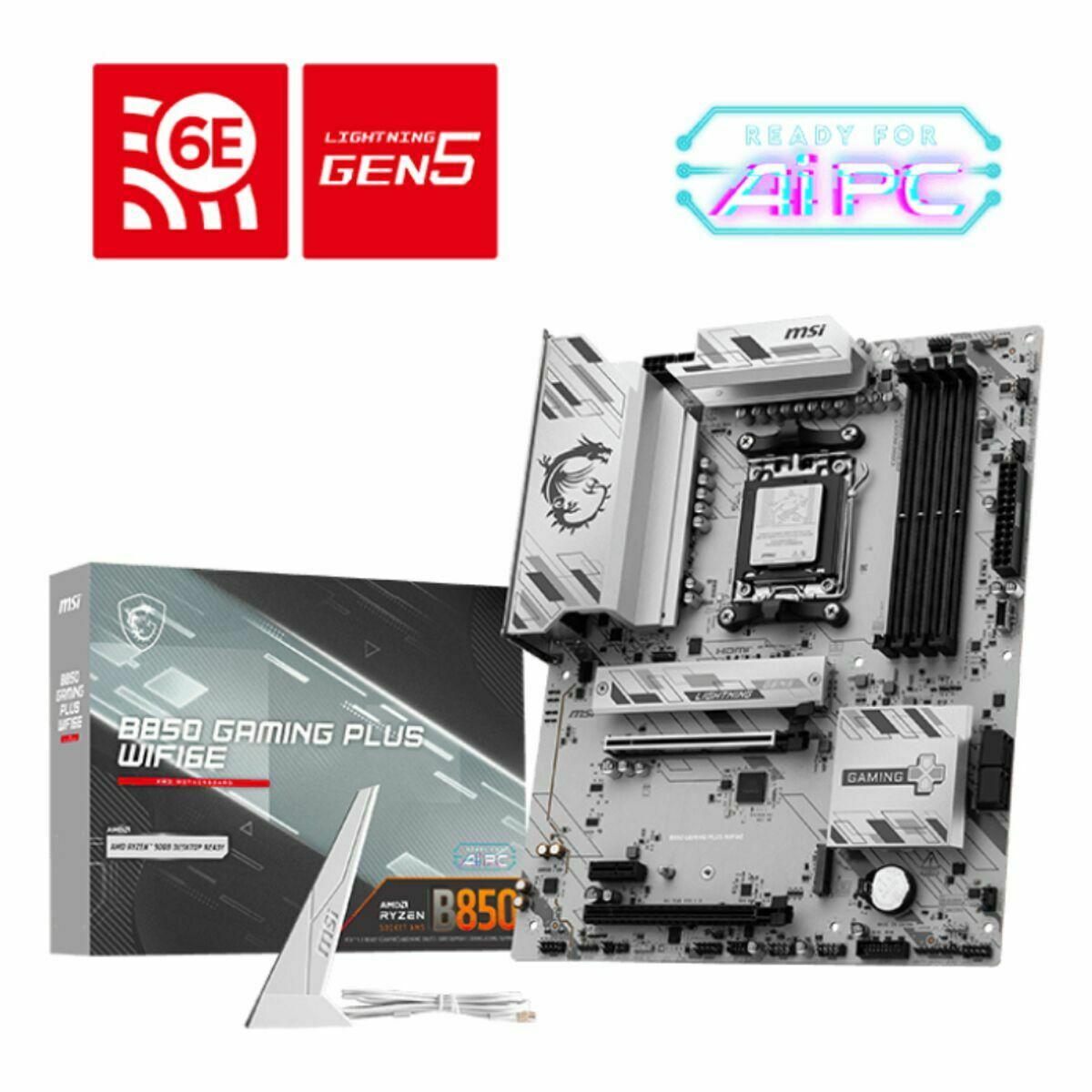 Motherboard MSI B850 GAMING PLUS WIFI6E AMD AM5