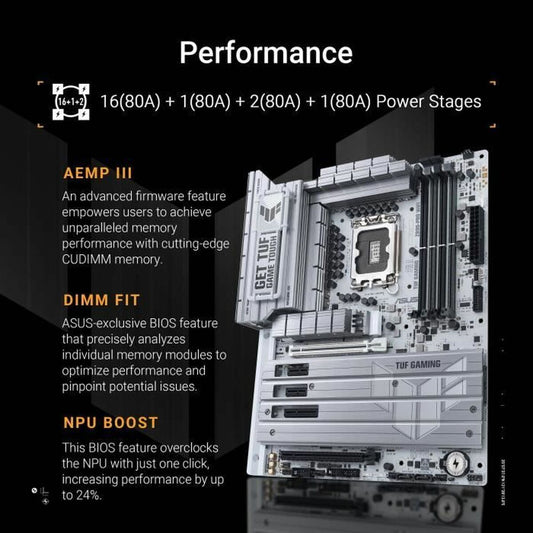 Motherboard Asus TUF GAMING Z890-PRO WIFI LGA 1851