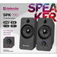 Speakers Defender SPK-190 Black 8 W