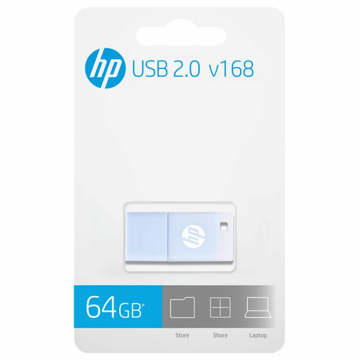 USB stick HP HPFD168B-64 Blue 64 GB